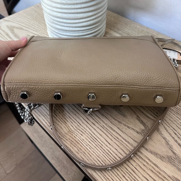 REBECCA MINKOFF Leather Crossbody Bag in Sandrift - Picture 10 of 11